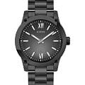 Guess Guess Crescent GW0574G3  GW0574G3 кварцевые мужские часы черный циферблат, браслет сталь с ip покрытием — вид спереди