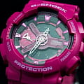 Casio Casio G-Shock GMA-S110MP-4A3 , наручные женские часы фото под углом