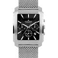 Jacques Lemans Jacques Lemans Classic 1-2149C  1-2149C кварцевые мужские часы черный циферблат, браслет нержавеющая сталь — вид спереди