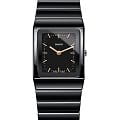 Rado Rado Ceramica R21702162  R21702162 кварцевые женские часы черный циферблат, браслет высокотехнологичная керамика — вид спереди
