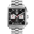 TAG Heuer TAG Heuer Monaco CBL2113.BA0644  CBL2113.BA0644 механические мужские часы  черный циферблат, браслет нержавеющая сталь — вид спереди