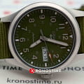 Seiko Seiko 5 Sports Field series SRPG33K1S механические мужские часы часы крупный план зеленый циферблата