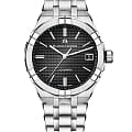 Maurice Lacroix Maurice Lacroix Aikon Automatic AI6007-SS002-330-1  AI6007-SS002-330-1 механические мужские часы черный циферблат, браслет нержавеющая сталь — вид спереди
