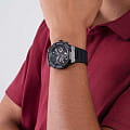 Guess Guess  Sport Steel  GW0263G4 кварцевые мужские часы часы крупный план черный циферблата