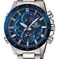Casio Casio Edifice EQB-900DB-2A EQB EQB-900DB-2A кварцевые мужские часы синий циферблат, браслет карбон + полимер — вид спереди
