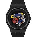 Swatch Swatch New Gent Biosourced Lacquered SO29B107  SO29B107 кварцевые мужские часы прозрачный циферблат, браслет биоматериал — вид спереди