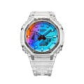 Casio GA-2100SRS-7A мужские часы застежка крупным планом