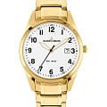 Jacques Lemans Jacques Lemans Classic 1-2002V  1-2002V кварцевые мужские часы  белый циферблат, браслет нержавеющая сталь с pvd-покрытием — вид спереди