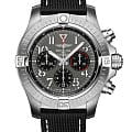 Breitling Breitling Avenger B01 Chronograph 45 AB01821A1B1X1  AB01821A1B1X1 механические мужские часы антрацитовый циферблат, браслет кожаный — вид спереди