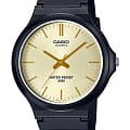 Casio Casio Collection MW-240-9E3  MW-240-9E3VEF кварцевые мужские часы золотой циферблат, браслет пластик — вид спереди