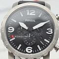 Fossil Fossil Nate Chronograph JR1436 , наручные мужские часы фото под углом