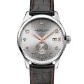 Hamilton Hamilton Jazzmaster Maestro Small Second Auto H42515555  H42515555 механические мужские часы серебристый циферблат, браслет кожаный — вид спереди