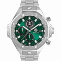 Philipp Plein Philipp Plein Plein Chrono Royal PWLFA0425  PWLFA0425 кварцевые мужские часы зеленый циферблат, браслет нержавеющая сталь — вид спереди