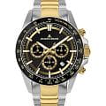 Jacques Lemans Jacques Lemans Liverpool Diver 1-2207D  1-2207D кварцевые мужские часы черный циферблат, браслет нержавеющая сталь с pvd-покрытием — вид спереди