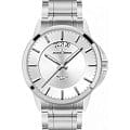 Jacques Lemans Jacques Lemans Classic 1-1540E  1-1540E кварцевые мужские часы серебристый циферблат, браслет нержавеющая сталь — вид спереди