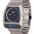 Слава Слава Погоня 9007738/100-GL32  9007738/100-GL32 кварцевые мужские часы  черный циферблат, браслет титановый — вид спереди