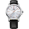 Swiss Military by Chrono Swiss Military by Chrono SM34039.08  SM34039.08 автокварц (кинетик) мужские часы  циферблат, браслет кожаный — вид спереди