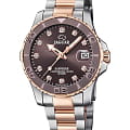 Jaguar Jaguar Couple Diver J871/2  J871/2 кварцевые женские часы коричневый циферблат, браслет нержавеющая сталь с pvd-покрытием — вид спереди