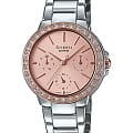 Casio Casio Sheen SHE-3069SG-4AUDF  SHE-3069SG-4AUDF кварцевые женские часы розовый циферблат, браслет сталь с ip покрытием — вид спереди