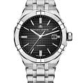 Maurice Lacroix Maurice Lacroix Aikon Automatic AI6008-SS002-330-1  AI6008-SS002-330-1 механические мужские часы черный циферблат, браслет нержавеющая сталь — вид спереди