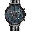 Pierre Lannier Pierre Lannier Baron 220H439  220H439 кварцевые мужские часы черный циферблат, браслет нержавеющая сталь с ip-покрытием — вид спереди