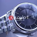 Tissot Tissot Carson Automatic Lady T122.207.11.051.00 механические женские часы часы крупный план черный циферблата
