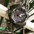 Casio Casio G-Shock GPW-1000V-1A g-shock японские мужские часы на браслете  боковой вид