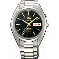 Orient Orient AB00006B (FAB00006B)  AB00006B механические мужские часы черный циферблат, браслет  — вид спереди