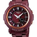 Casio Casio Baby-G BGA-301-4ADR  BGA-301-4ADR кварцевые женские часы бордовый циферблат, браслет пластик — вид спереди