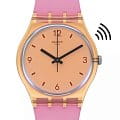 Swatch Swatch Gent Biosourced Swatch Pay! SO28O100-5300  SO28O100-5300 кварцевые женские часы  бежевый циферблат, браслет силикон — вид спереди