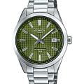 Casio Casio Edifice EFV-160D-3AV EFV EFV-160D-3AV кварцевые мужские часы зеленый циферблат, браслет нержавеющая сталь — вид спереди