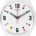 Оригинальные часы Swatch Swatch Gent Biosourced Standart SO28W700 кварцевые калибр механизма  общий вид