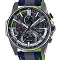 Casio Casio Edifice Scuderia Alpha Tauri Limited Edition EQB-1200AT-1A EQB EQB-1200AT-1A кварцевые мужские часы серый циферблат, браслет тканевый — вид спереди