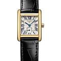 Longines Longines DolceVita L5.200.6.71.0  L55126710 кварцевые женские часы белый циферблат, браслет кожаный — вид спереди