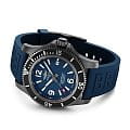 Breitling Breitling Superocean Automatic 46 Black Steel M17368D71C1S1, superocean швейцария мужские часы на браслете каучук боковой вид