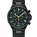 Certina Certina DS-7 Chronograph Padel Edition by Marta Ortega C043.417.38.201.10  C0434173820110 кварцевые мужские часы черный циферблат, браслет тканевый — вид спереди