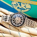 Spinnaker Spinnaker Fleuss SP-5116-11  - задняя крышка сталь металл корпуса, англия часы