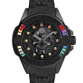 Philipp Plein Philipp Plein The Skull PWNAA0522  PWNAA0522 кварцевые женские часы черный циферблат, браслет нержавеющая сталь с ip-покрытием — вид спереди