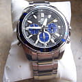 Casio Casio Edifice EFR-534D-1A2 кварцевые мужские часы часы крупный план черный циферблата