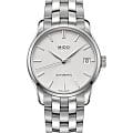 Mido Mido Belluna Iilrasteelsilver Dial M024.207.11.031.00  M0242071103100 механические мужские часы белый циферблат, браслет нержавеющая сталь — вид спереди