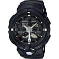 Casio Casio G-Shock GA-500-1A GA GA-500-1A электронные мужские часы черный циферблат, браслет  — вид спереди
