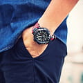 Casio Casio G-Shock GPW-1000RD-4A мужские часы черный циферблат на запястье