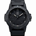 Luminox Luminox Leatherback Sea Turtle XS.0301.BO.L  XS.0301.BO.L кварцевые мужские часы  черный циферблат, браслет силикон — вид спереди