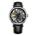 Aerowatch Aerowatch 1942 50981 AA22  50981 AA22 механические мужские часы  серебристый циферблат, браслет кожаный — вид спереди