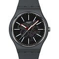 Swatch Swatch New Gent Biosourced Lacquered SO29A101  SO29A101 кварцевые женские часы серый циферблат, браслет биоматериал — вид спереди
