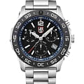 Luminox Luminox Pacific Diver Chronograph XS.3143.M  XS.3143.M кварцевые мужские часы черный циферблат, браслет нержавеющая сталь 316l — вид спереди