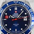 Swiss Military by Chrono Swiss Military Sports SM34109.02 мужские часы синий циферблат на запястье