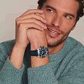 Longines L37904969 наручные мужские часы застежка крупным планом