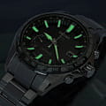 Seiko Seiko Astron GPS Solar SSE161J1 кварцевые мужские часы часы, крупный план черный циферблат
