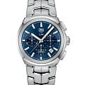 TAG Heuer TAG Heuer Link CBC2112.BA0603  CBC2112.BA0603 механические мужские часы синий циферблат, браслет нержавеющая сталь — вид спереди